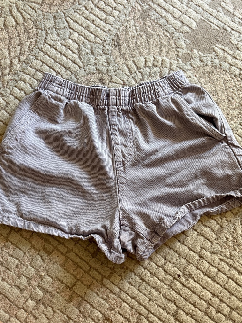 Universal Thread Women's Elastic Waist Casual Shorts in Light Purple